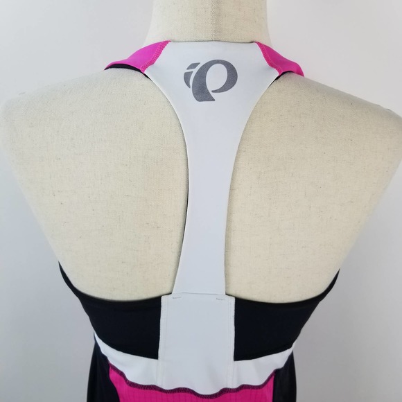 Pearl Izumi Fuchsia and Black Racerback Tank Top - Picture 5 of 11